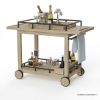 Picture of Dover Rustic Outdoor Bar Cart
