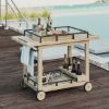 Picture of Dover Rustic Outdoor Bar Cart