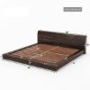 Picture of Sierra Nevada Rustic Solid Wood Low Profile Platform Bed