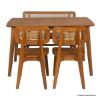Picture of Glendale Mid Century Rattan Dining Table Chair Set