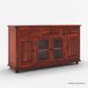 Picture of Oklahoma Traditional Rustic Rosewood Sideboard Buffet with Glass Door