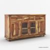 Picture of Oklahoma Traditional Rustic Rosewood Sideboard Buffet with Glass Door
