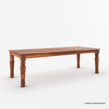 Picture of Colonial American Handcrafted Solid Wood Dining Table