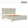 Picture of Otranto Mahogany Wood Hand Carved Classic Platform Bed