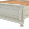Picture of Otranto Mahogany Wood Hand Carved Classic Platform Bed