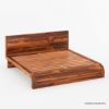 Picture of Rebecca Rustic Solid Wood 4 Piece Platform Bedroom Set