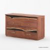 Picture of Morada Acacia Wood Epoxy Modern Dresser with 6 Drawers