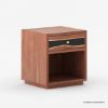 Picture of Morada Acacia Wood Epoxy Modern Nightstand with Drawer