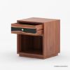 Picture of Morada Acacia Wood Epoxy Modern Nightstand with Drawer