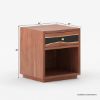 Picture of Morada Acacia Wood Epoxy Modern Nightstand with Drawer