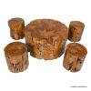 Picture of Guilford Antique Round Table and Stool Set