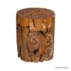 Picture of Guilford Antique Round Teak Stool Side Table
