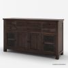 Picture of Cloverdale Solid Wood Dining Room Buffet Cabinet with Glass Door