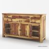 Picture of Cloverdale Solid Wood Dining Room Buffet Cabinet with Glass Door