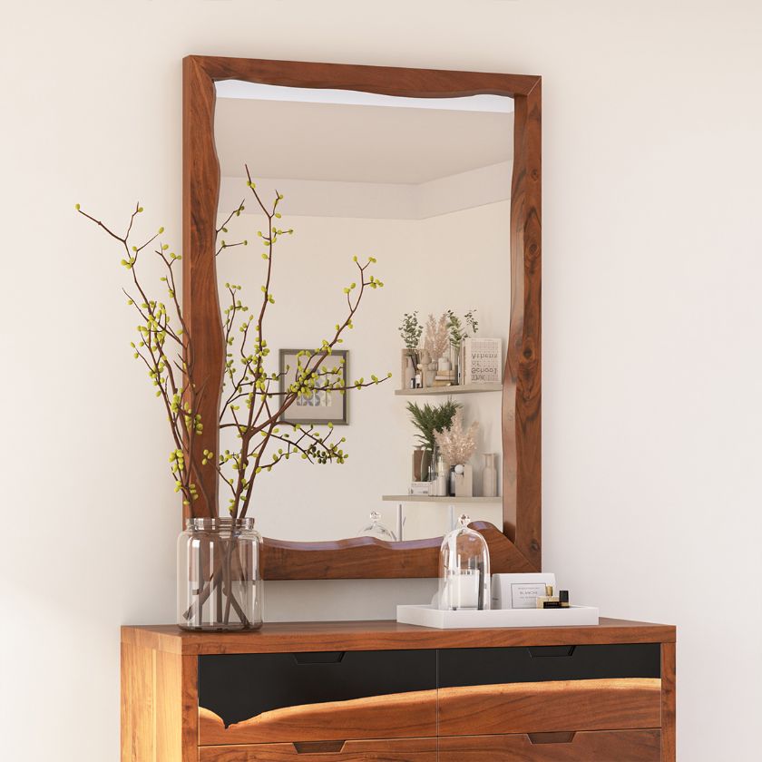 Picture of Murphys Modern Acacia Wood Mirror Frame