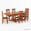 Picture of Antwerp Solid Wood Farmhouse Extendable Dining Room Set