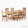 Picture of Antwerp Solid Wood Farmhouse Extendable Dining Room Set