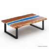 Picture of Pixley Epoxy Wood & Resin River Coffee Table