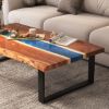 Picture of Pixley Epoxy Wood & Resin River Coffee Table