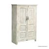 Picture of Kennedy Country Style Distressed White Armoire