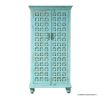Picture of Gerber Freestanding Distressed Blue Small Armoire 