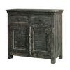 Picture of Gatineau Distressed Wood Accent Storage Cabinet with Drawers