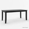Picture of Cariboo Solid Wood Dining Table With Contemporary Tapered Legs 