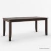Picture of Cariboo Solid Wood Dining Table With Contemporary Tapered Legs 