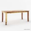 Picture of Cariboo Solid Wood Dining Table With Contemporary Tapered Legs 