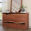 Picture of Morada Acacia Wood Epoxy Modern Dresser with 6 Drawers