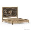 Picture of Treviso Rustic Solid Wood Moroccan Style Platform Bed
