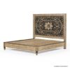 Picture of Treviso Rustic Solid Wood Moroccan Style Platform Bed