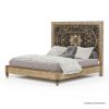 Picture of Treviso Rustic Solid Wood Moroccan Style Platform Bed
