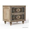 Picture of Treviso Solid Wood Hand-carved 2 Drawers Nightstand