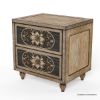 Picture of Treviso Solid Wood Hand-carved 2 Drawers Nightstand