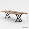 Picture of Penngrove Live Edge Acacia Wood Epoxy Dining Table