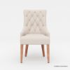Picture of Penngrove Wing Back Tufted Beige Upholstered Dining Chair