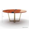Picture of Hopland Mid century Modern Round Epoxy Dining Table