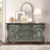 Picture of Newcastle Smoky Gothic Vintage Sideboard Cabinet with Drawers