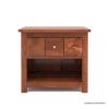 Picture of Ripon Modern Rugged Acacia Rustic Nightstand with Drawer