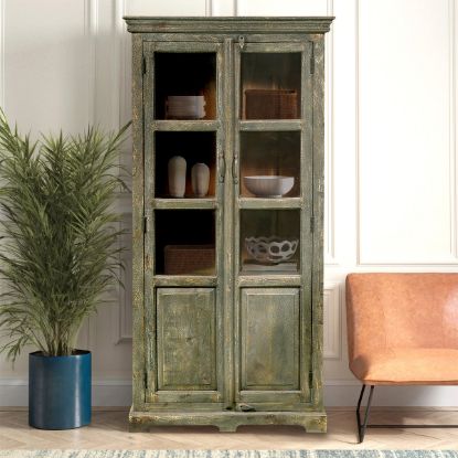Picture of Talmage Traditional Tall Glass Door Display Cabinet