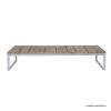 Picture of Penryn Patio Grey Wooden Slatted Rectangle Coffee Table