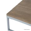 Picture of Penryn Patio Grey Wooden Slatted Rectangle Coffee Table