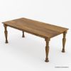 Picture of Julian Traditional Farmhouse Dining Table Set For 8
