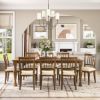 Picture of Julian Traditional Farmhouse Rectangle Rustic Dining Table