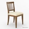 Picture of Julian Traditional Farmhouse Rustic Wood Upholstered Dining Chair