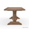 Picture of Dunnigan Chevron Pattern 6 Chair Dining Room Table Set