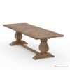 Picture of Dunnigan Chevron Pattern 6 Chair Dining Room Table Set