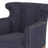Picture of Dunnigan Chevron Pattern 6 Chair Dining Room Table Set