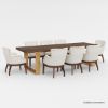 Picture of Lockeford Contemporary Dining Table and Chair Set